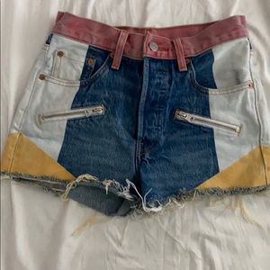 Denim shorts